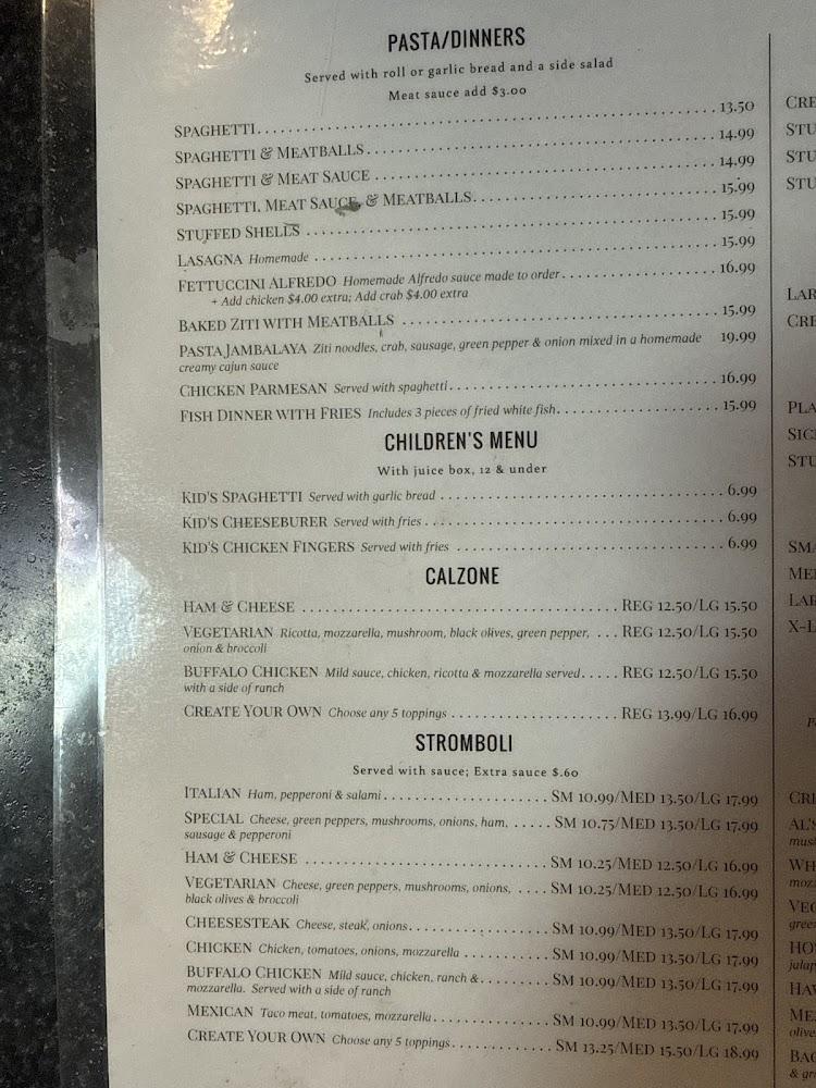 Al's Pizza & Subs Carlisle Menu image 4
